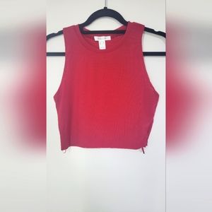 Sleevless Crop Top